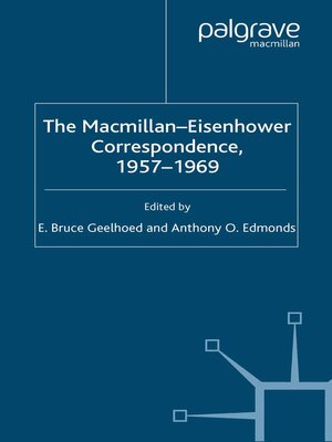 cover image of The Macmillan-Eisenhower Correspondence, 1957-69